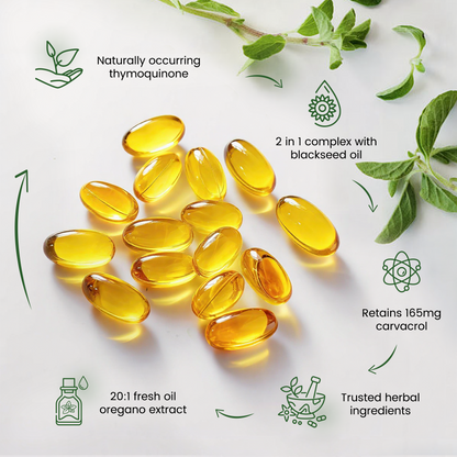 Vital Roots™ Oregano Oil with Black Seed Oil (6,000mg)